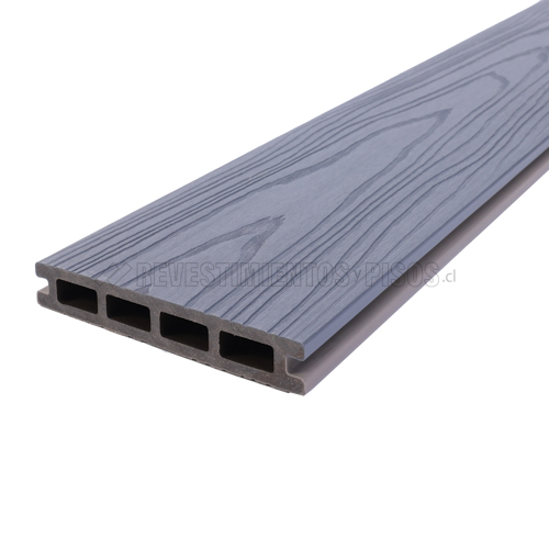 Piso deck wpc premium bicolor gris piedra pew101 01