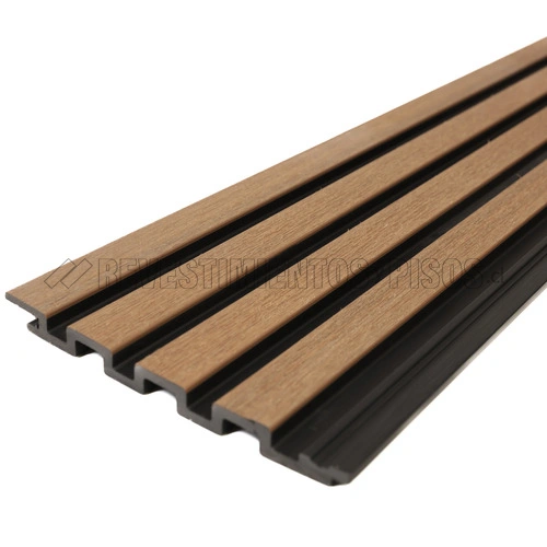 Revestimiento exterior coextruido color madera negro