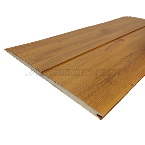 Revestimiento Metálico de Pared Color Madera (Caja 8 un.)