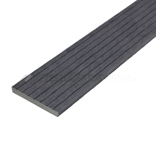 Corta Vista Extruido de WPC Color Negro