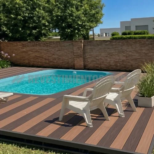Deck WPC Premium Bicolor Café Chocolate